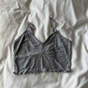 Grey crop top (S)